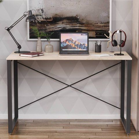 Письмовий стіл Ferrum-decor Серії Конект 75x120x60 чорний ДСП Дуб Сан-Марино 16мм (FRD-104202) FRD-104202 фото