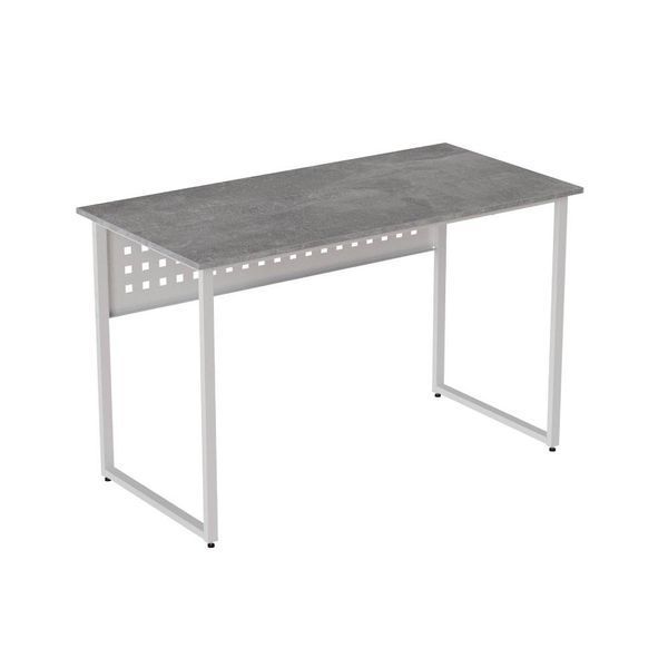 Стіл письмовий Майк Ferrum-decor 75x140x70 Білий метал ДСП Бетон 16 мм (FRD-106538) FRD-106538 фото