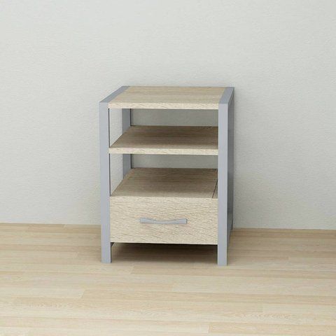 Тумба універсальна Ferrum-decor Вів'єн 1/1 50x41x40 сірий ДСП Дуб Сонома 16мм (FRD-104153) FRD-104153 фото