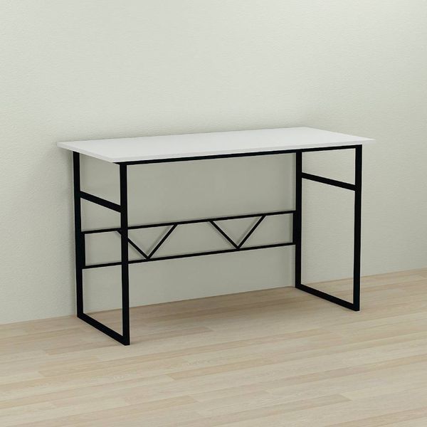 Письмовий стіл Ferrum-decor Раян 75x100x60 чорний ДСП Біле 16мм (FRD-103671) FRD-103671 фото