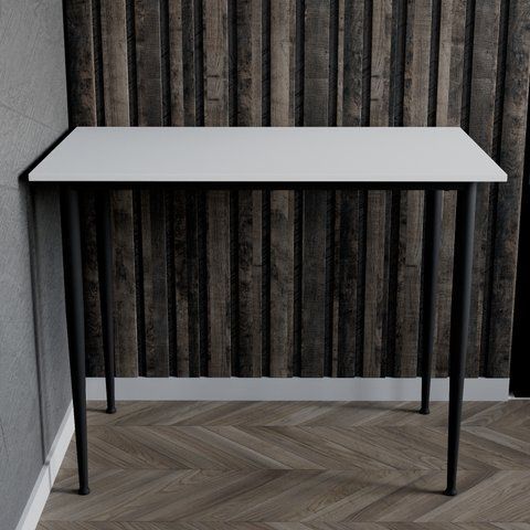 Універсальний стіл Prime Ferrum-decor 750x1000x600 Чорний метал ДСП Білий 16 мм (FRD-107623) FRD-107623 фото
