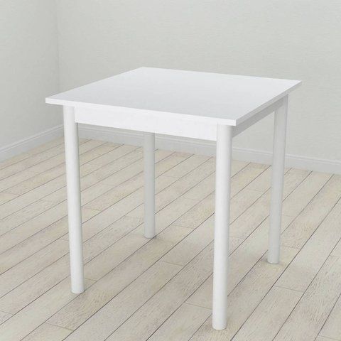 Стол кухонный Ferrum-decor Агата 75x70x70 Белый ДСП Белое 16мм (FRD-106239) FRD-106239 фото