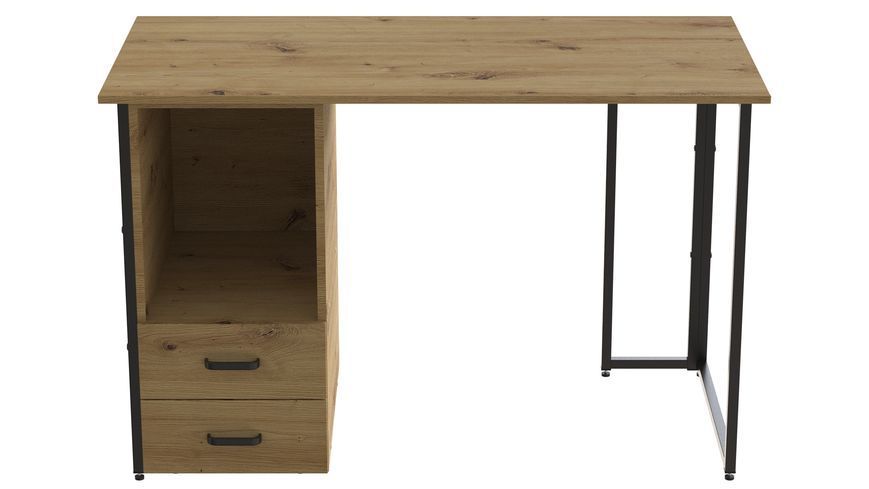 Комп'ютерний стіл Ferrum-decor Отто 76x120x70 чорний ДСП Дуб Артизан 32 мм (FRD-107022) FRD-107022 фото