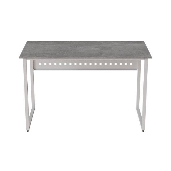 Стіл письмовий Майк Ferrum-decor 75x140x70 Білий метал ДСП Бетон 32 мм (FRD-106541) FRD-106541 фото