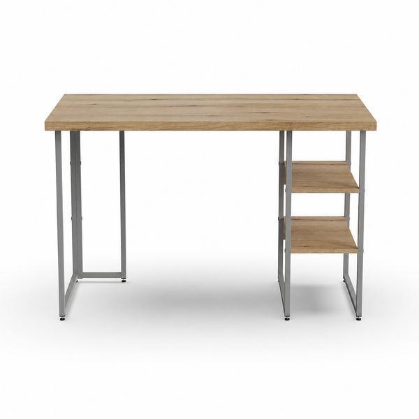 Стіл письмовий Кевін Ferrum-decor 75x120x70 Сірий метал ДСП Дуб Евок Прибережний 32 мм (FRD-108074) FRD-108074 фото