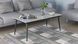 Стіл трансформер журнальний Dandi Small Ferrum-decor 45x120(160)x60 Чорний метал ДСП Бетон 16 мм (FRD-106793) FRD-106793 фото 6