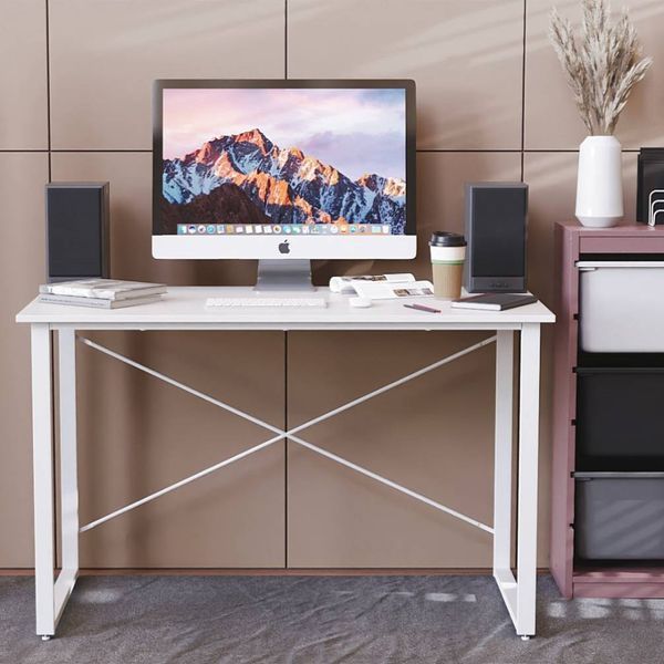Письмовий стіл Ferrum-decor Дейв 75x140x60 білий ДСП Біле 16мм (FRD-102156) FRD-102156 фото