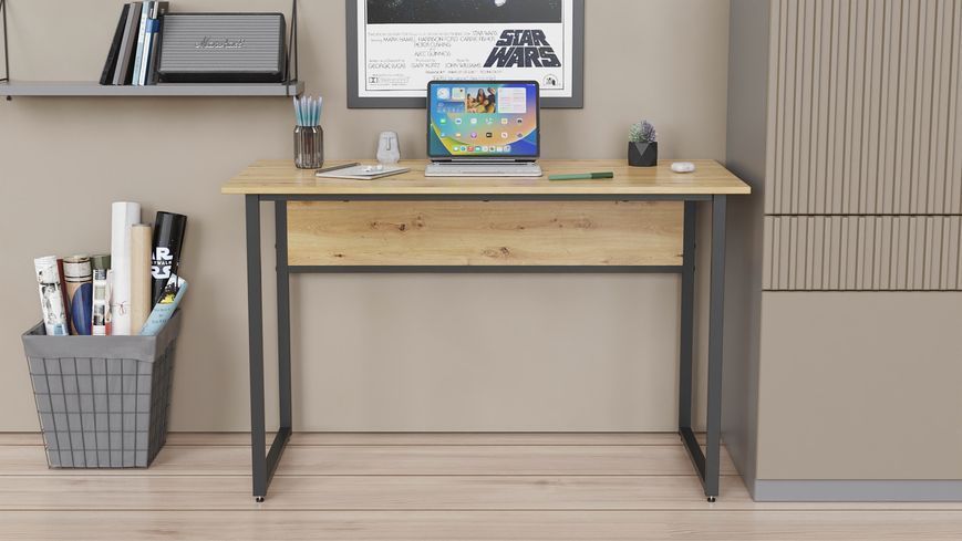 Комп'ютерний стіл Ferrum-decor Коді 75x100x60 чорний ДСП Дуб Артизан 32 мм (FRD-107174) FRD-107174 фото