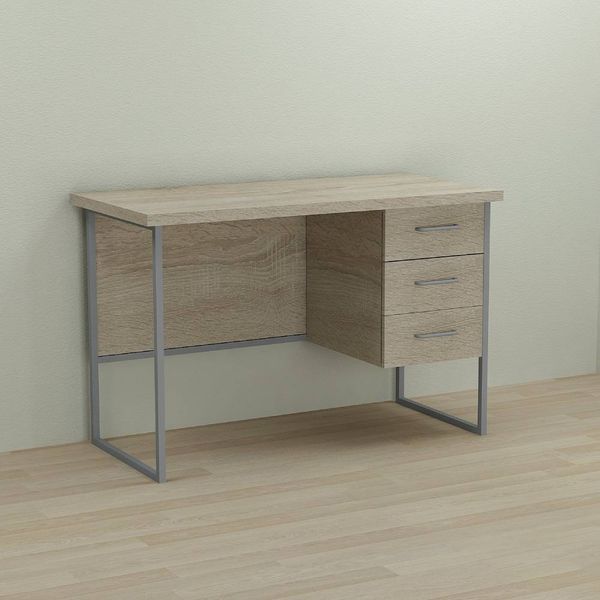 Письменный стол Ferrum-decor Гарри 76x120x60 серый ДСП Дуб Сонома 32мм (FRD-101457) FRD-101457 фото
