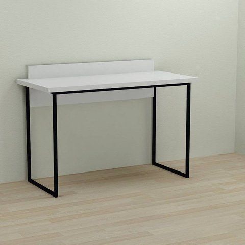 Письменный стол Ferrum-decor Скай 76x120x60 черный ДСП Белое 32мм (FRD-103626) FRD-103626 фото