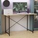 Стіл письмовий Line Лайт Ferrum-decor 750x1000x600 Чорний метал ДСП Дуб Сан-Марино 16 мм (FRD-104844) FRD-104844 фото 1