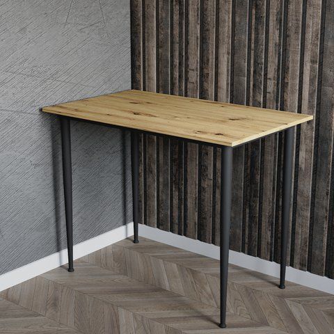 Стол универсальный Prime Ferrum-decor 750x1000x600 Черный металл ДСП Дуб Артизан 16 мм (FRD-107628) FRD-107628 фото
