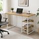 Стіл письмовий Кевін Ferrum-decor 75x140x70 Білий метал ДСП Дуб Евок Прибережний 32 мм (FRD-108079) FRD-108079 фото 5