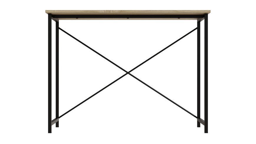 Стол письменный Line Лайт Ferrum-decor 750x1000x600 Черный металл ДСП Дуб Сонома 16 мм (FRD-104846) FRD-104846 фото