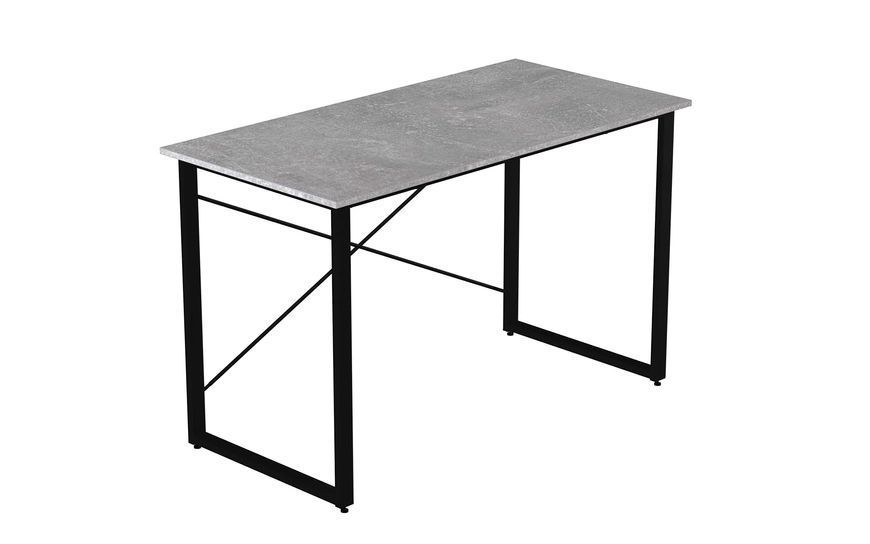 Стол письменный Дейв Ferrum-decor 750x1000x600 Черный металл ДСП Бетон 16 мм (FRD-106434) FRD-106434 фото