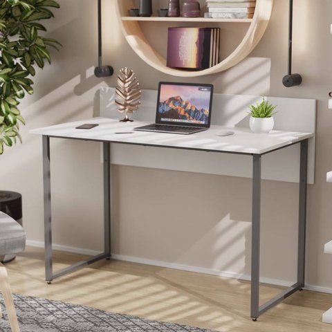 Письменный стол Ferrum-decor Скай 75x100x70 серый ДСП Белое 16мм (FRD-101561) FRD-101561 фото