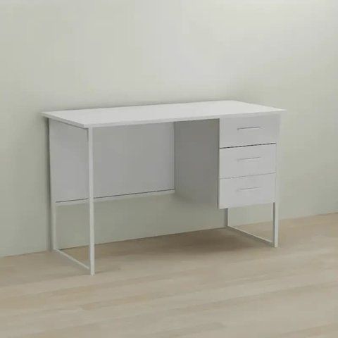 Письмовий стіл Ferrum-decor Гаррі 75x140x70 білий ДСП Біле 16мм (FRD-101011) FRD-101011 фото