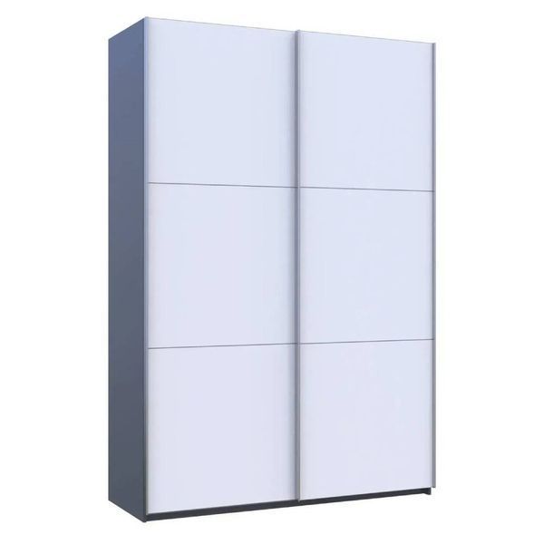 Шафа купе Doros G-Caiser Антрацит/Білий 2 ДСП / 3 частини 160х60х240 (42005410) (DRS-012243) DRS-012243 фото