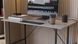 Стіл письмовий LINE Тайм Ferrum-decor 750x1000x500 Чорний метал ДСП Бетон 16 мм (FRD-104870) FRD-104870 фото 3