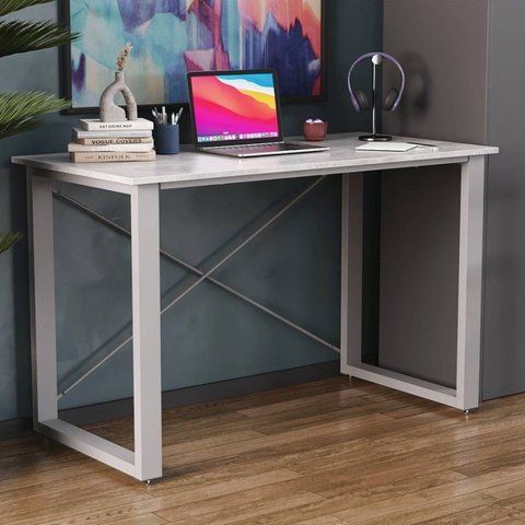 Письмовий стіл Ferrum-decor Драйв 750x1000x700 Сірий метал ДСП Бетон 32 мм (FRD-103372) FRD-103372 фото