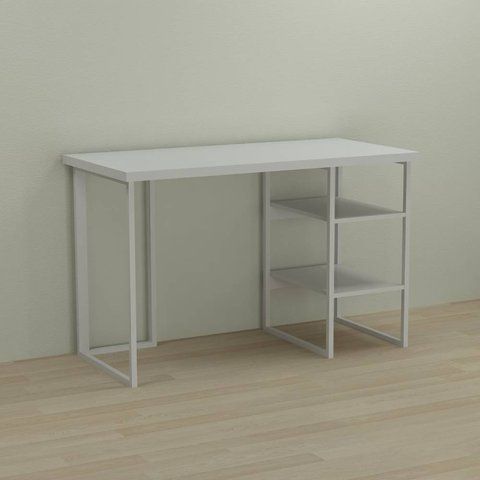 Письменный стол Ferrum-decor Кевин 76x140x60 белый ДСП Белое 32мм (FRD-101264) FRD-101264 фото