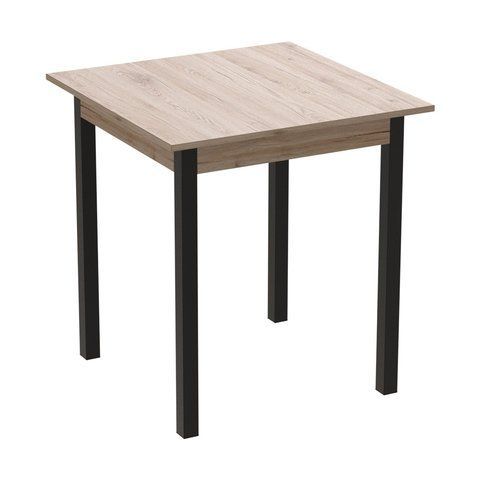 Стіл кухонний Ferrum-decor Агата 75x80x80 Чорний ДСП Сан-Марино 16мм (FRD-105637) FRD-105637 фото