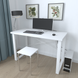 Письмовий стіл Ferrum-decor Драйв 750x1000x700 Білий метал ДСП Біле 32 мм (FRD-103373) FRD-103373 фото 2