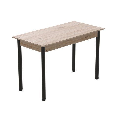 Стіл кухонний Ferrum-decor Беніта 75x120x60 Чорний ДСП Сан-Марино 16мм (FRD-105643) FRD-105643 фото