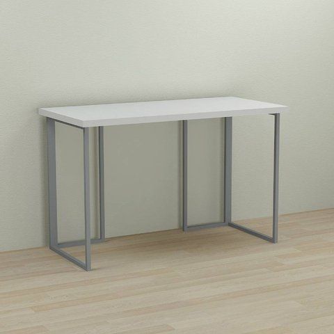 Письменный стол Ferrum-decor Ханна 76x140x60 серый ДСП Белое 32мм (FRD-101416) FRD-101416 фото