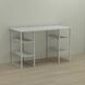 Письмовий стіл Ferrum-decor Карен 75x140x60 білий ДСП Біле 16мм (FRD-102266) FRD-102266 фото 1