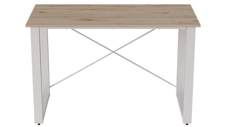 Письмовий стіл Ferrum-decor Драйв 750x1000x700 Білий метал ДСП Дуб Сан-Марино 32 мм (FRD-103374) FRD-103374 фото