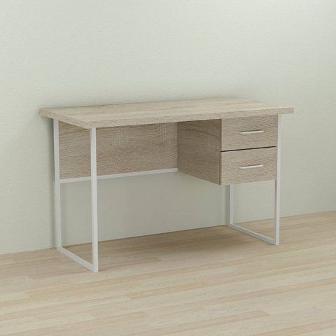 Письмовий стіл Ferrum-decor Таккота 76x120x70 білий ДСП Дуб Сонома 32мм (FRD-102122) FRD-102122 фото