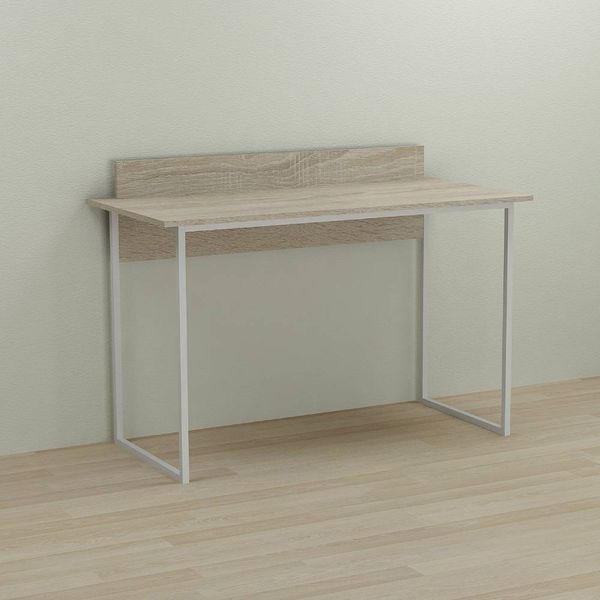 Письмовий стіл Ferrum-decor Скай 75x120x60 білий ДСП Дуб Сонома 16мм (FRD-101072) FRD-101072 фото