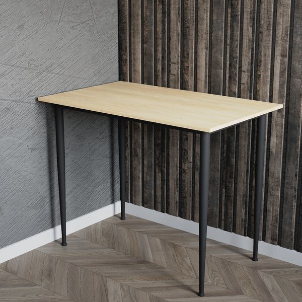 Стол универсальный Prime Ferrum-decor 750x1200x600 Черный металл ДСП Дуб Кремона Торро 16 мм (FRD-107642) FRD-107642 фото