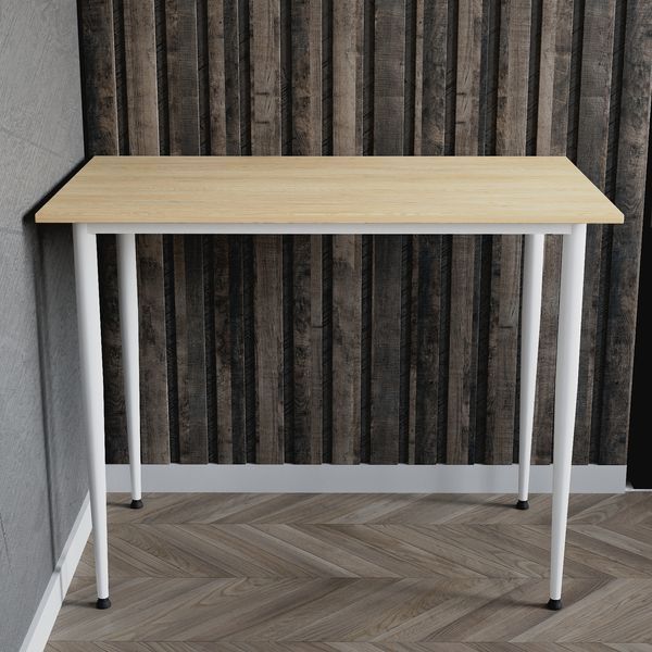 Універсальний стіл Prime Ferrum-decor 750x1400x700 Білий метал ДСП Дуб Кремона Торро 16 мм (FRD-107742) FRD-107742 фото