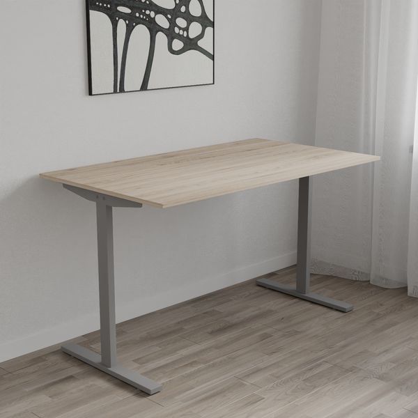 Стол письменный Space Ferrum-decor 750x1400x700 Серый металл ДСП Дуб Сан-Марино 16 мм (FRD-107992) FRD-107992 фото