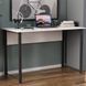 Письменный стол Ferrum-decor Курт 75x100x60 черный ДСП Белое 16мм (FRD-102023) FRD-102023 фото 1