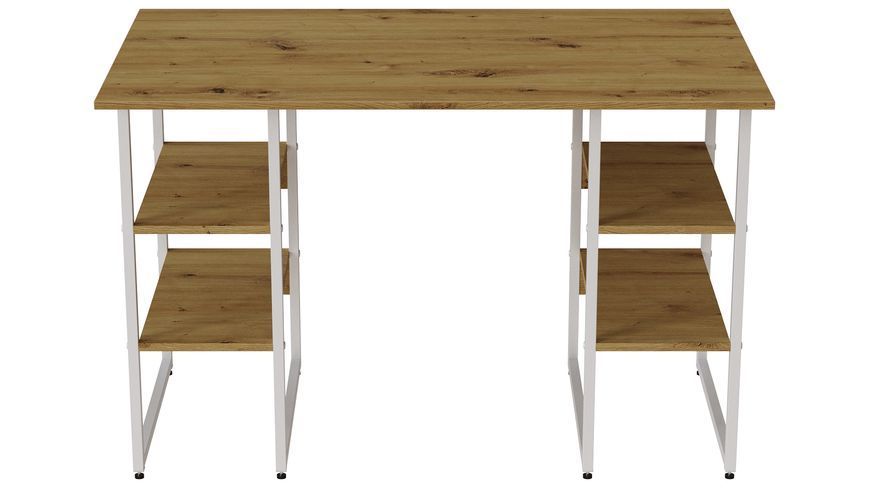 Комп'ютерний стіл Ferrum-decor Карен 75x120x60 білий ДСП Дуб Артизан 32 мм (FRD-107241) FRD-107241 фото