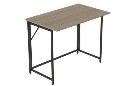 Стіл-трансформер розкладний Слай Ferrum-decor 75x100x60 Чорний метал ДСП Дуб Сонома 16 мм (FRD-107343) FRD-107343 фото