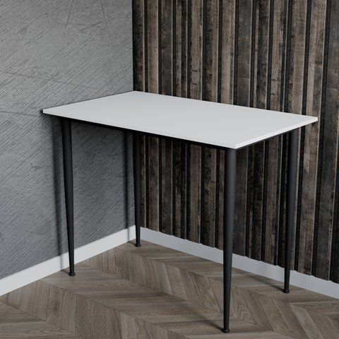 Стол универсальный Prime Ferrum-decor 750x1400x600 Черный металл ДСП Белый 16 мм (FRD-107643) FRD-107643 фото