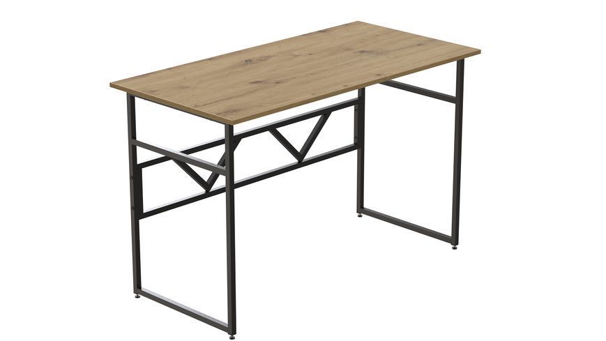 Комп'ютерний стіл Ferrum-decor Раян 75x140x70 чорний ДСП Дуб Артизан 16 мм (FRD-107092) FRD-107092 фото