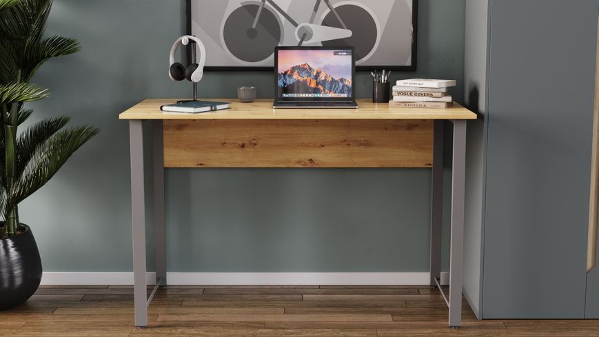 Комп'ютерний стіл Ferrum-decor Курт 75x100x70 сірий ДСП Дуб Артизан 32 мм (FRD-107142) FRD-107142 фото